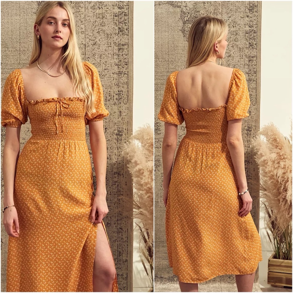 Faithfull the Brand Valetta Midi Dress Ermita Floral - like new - Sz 8